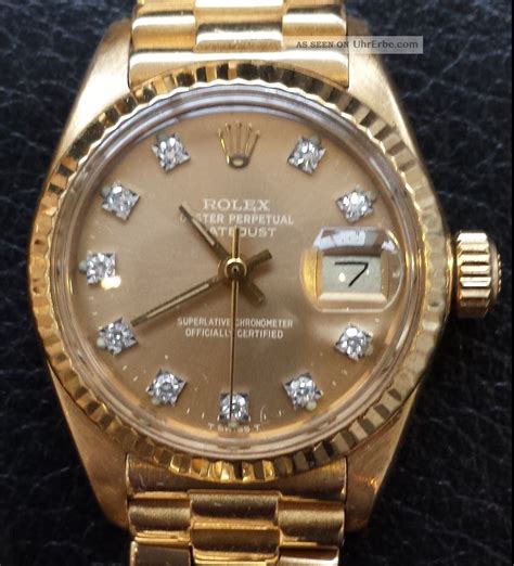 rolex damenuhr gold diamanten|damen Rolex mit diamanten.